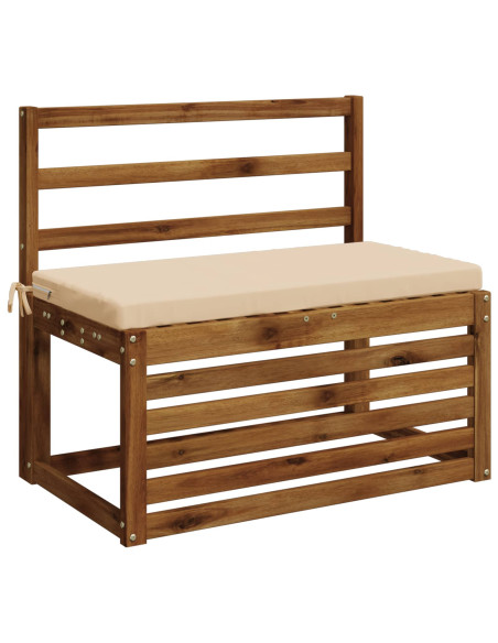 Cuscini per Panchina a 2 Pezzi SOEST 2 pz 100% Poliestere Crema