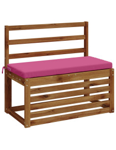 Cuscini per Panchina a 2 Pezzi SOEST 2 pz 100% Poliestere Rosa 2
