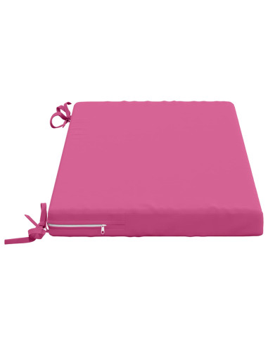 Cuscini per Panchina a 2 Pezzi SOEST 2 pz 100% Poliestere Rosa