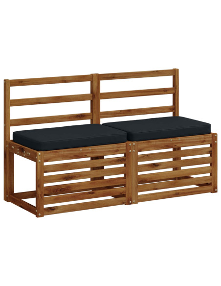 Cuscini per Panchina a 2 Pezzi VUGHT 2 pcs 100% Poliestere