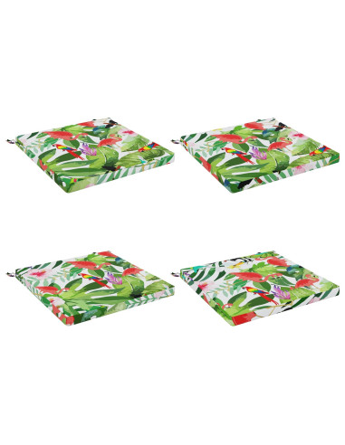 Cuscini per Sedia in 4 Pezzi SOEST 4 pz 100% Poliestere