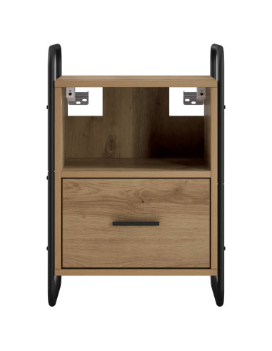 Mobiletto da Letto Appeso Rovere Artigianale 40 x 30 x 60 cm