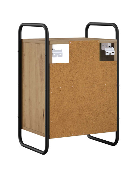 Mobiletto da Letto Appeso Rovere Artigianale 40 x 30 x 60 cm