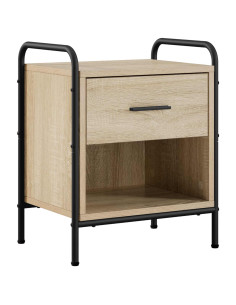 Armadio da Notte 2 pz Rovere Sonoma 40 x 30 x 50 cm 2