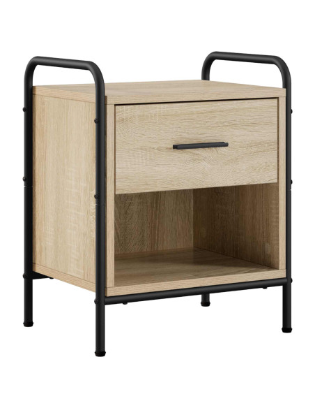 Armadio da Notte 2 pz Rovere Sonoma 40 x 30 x 50 cm