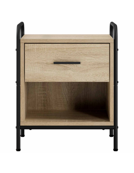 Armadio da Notte 2 pz Rovere Sonoma 40 x 30 x 50 cm