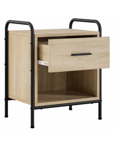 Armadio da Notte Rovere Sonoma 40 x 30 x 50 cm 2