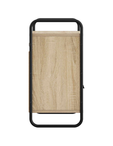 Mobiletto da Letto Appeso Rovere Sonoma 40 x 30 x 60 cm