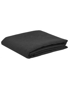Tovaglia da Tavolo Rettangolare Grigio Scuro 140 x 160 cm 2