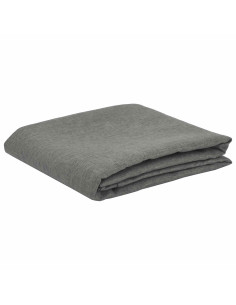 Tovaglia da Tavolo Rettangolare Grigio Chiaro 140 x 180 cm 2