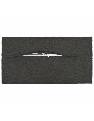 Cuscino con cuscino HOUTEN 2 pz Grigio Scuro Lino
