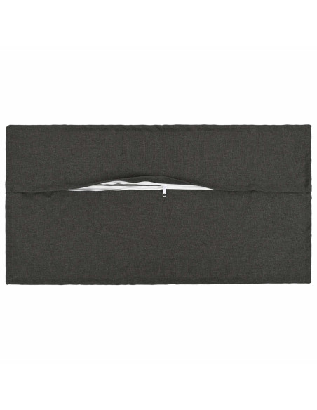 Cuscino con cuscino HOUTEN 2 pz Grigio Scuro Lino