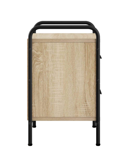 Armadio da Notte 2 pz Rovere Sonoma 40 x 30 x 50 cm