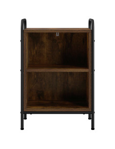 Armadio da Notte Rovere Fumo 40 x 30 x 60 cm 2