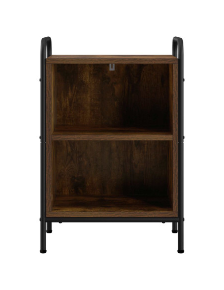 Armadio da Notte Rovere Fumo 40 x 30 x 60 cm