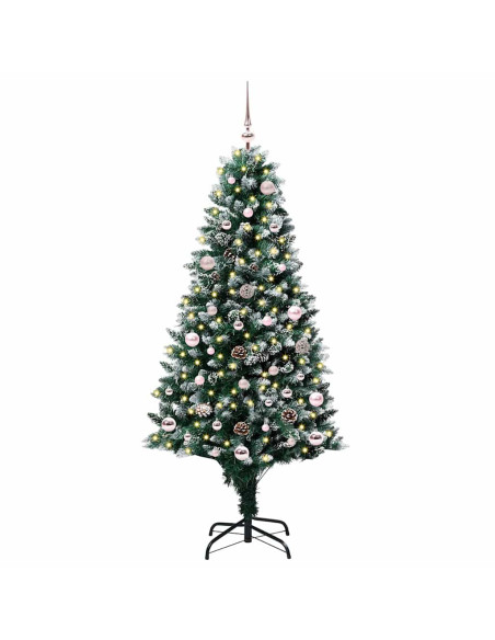 Albero di Natale artificiale con 150 LED Verde 150 cm