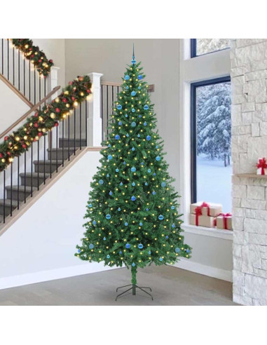 Albero di Natale artificiale con 300 LED Verde 300 cm