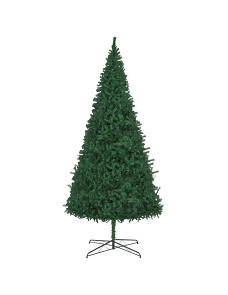 Albero di Natale con luci a corde decorative Verde 400 cm PVC