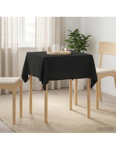 Tovaglia da Tavolo Grigio Scuro 110 x 110 cm Poliestere