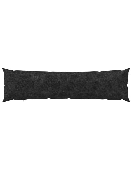 Federa 2 pz HEERLEN Antracite 40 x 145 cm Tessuto Chenille