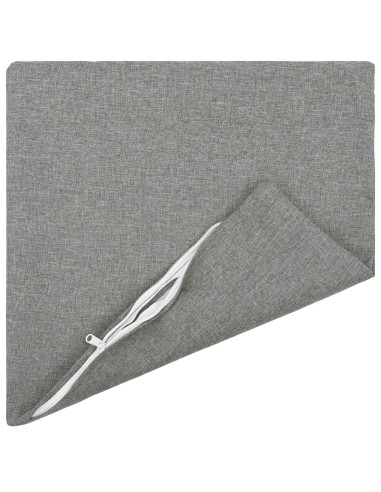 Cuscino con cuscino HEERLEN 6 pz Grigio Nuvola Tessuto