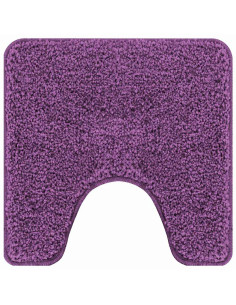 Tappeto Antiscivolo per Bagno con Taglio per Toilette Viola PP 2