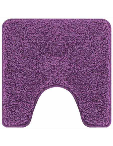 Tappeto Antiscivolo per Bagno con Taglio per Toilette Viola PP