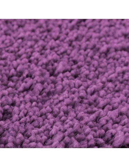 Tappeto Antiscivolo per Bagno con Taglio per Toilette Viola PP