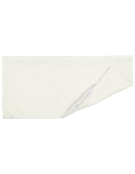Cuscino con cuscino HEERLEN 2 pz Bianco Tessuto
