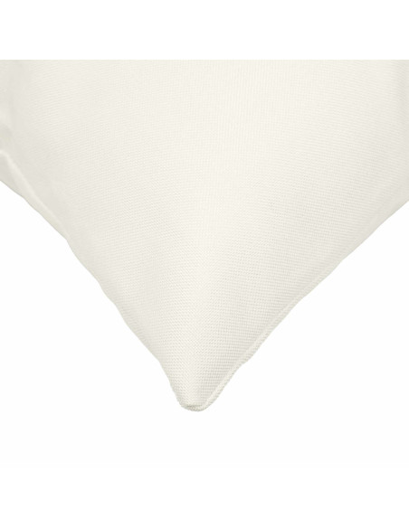 Cuscino con cuscino HEERLEN 2 pz Bianco Tessuto