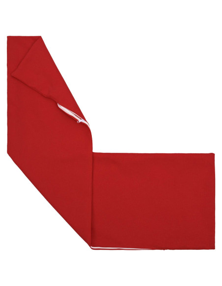 Cuscino con cuscino HEERLEN Rosso 40 x 145 cm Tessuto