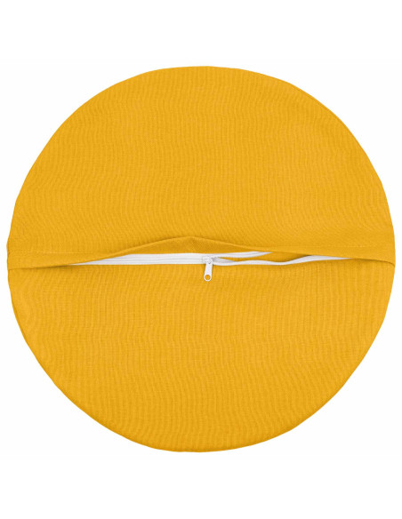 Cuscino con cuscino HEERLEN 6 pz Giallo Chiaro Tessuto