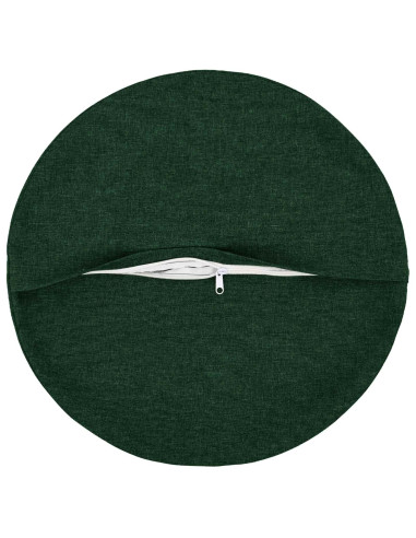 Cuscino con cuscino HEERLEN 2 pz Verde Scuro Tessuto