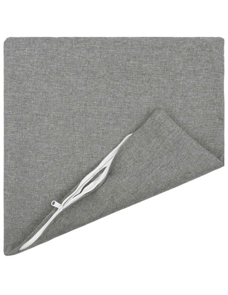 Cuscino con cuscino HEERLEN 12 pz Grigio Nuvola Tessuto
