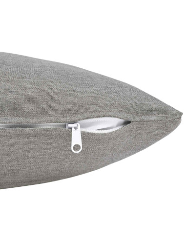 Cuscino con cuscino HEERLEN 12 pz Grigio Nuvola Tessuto