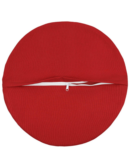 Cuscino con cuscino HEERLEN 2 pz Rosso Tessuto
