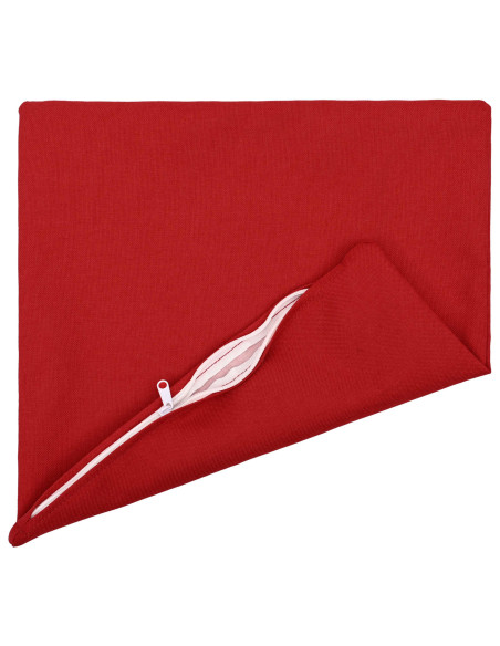 Cuscino con cuscino HEERLEN 6 pz Rosso Tessuto