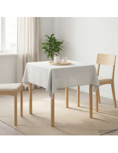 Tovaglia da Tavolo Quadrato Bianco 90 x 90 cm