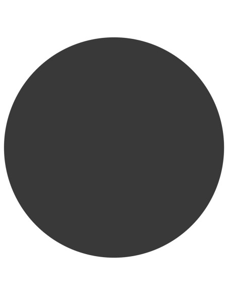 Tovaglia da Tavolo 5 pz Grigio Scuro Ø 140 cm Poliestere