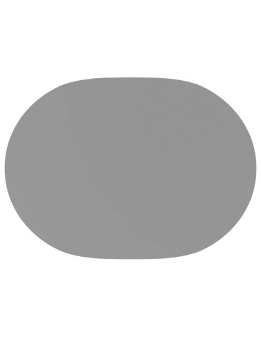 Tovaglia da Tavolo 5 pz Grigio Chiaro 130 x 220 cm Poliestere