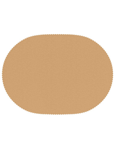 Tovaglia da Tavolo 5 pz Ovale Beige 130 x 220 cm