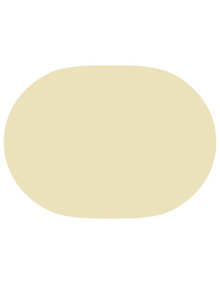 Tovaglia da Tavolo 5 pz Bianco Crema 130 x 220 cm Poliestere