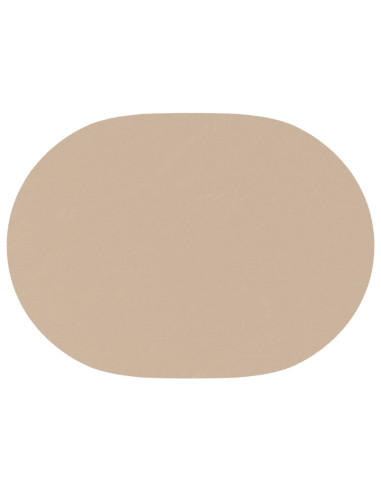 Tovaglia da Tavolo 5 pz Ovale Beige 160 x 220 cm