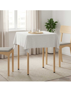 Tovaglia da Tavolo Rettangolare Bianco 140 x 140 cm