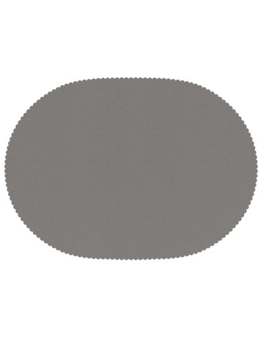 Tovaglia da Tavolo 5 pz Ovale Grigio Chiaro 160 x 220 cm