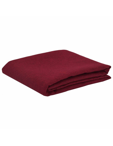 Tovaglia da Tavolo 5 pz Ovale Rosso Vino 130 x 220 cm