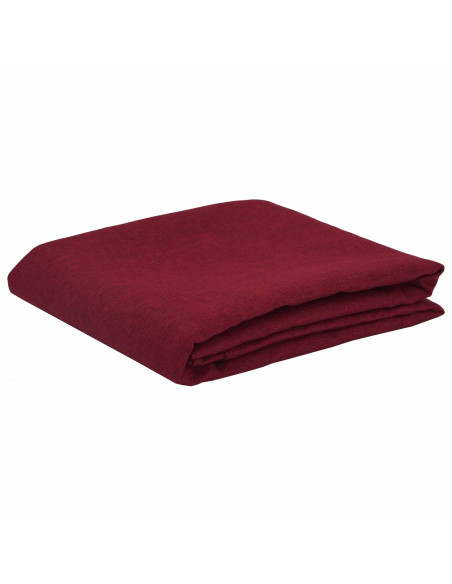 Tovaglia da Tavolo 5 pz Ovale Rosso Vino 160 x 220 cm