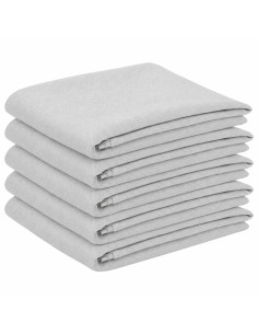 Tovaglia da Tavolo 5 pz Quadrato Bianco 110 x 110 cm 2
