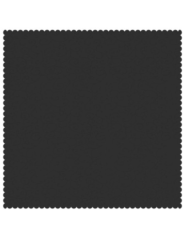 Tovaglia da Tavolo 5 pz Quadrato Grigio Scuro 110 x 110 cm