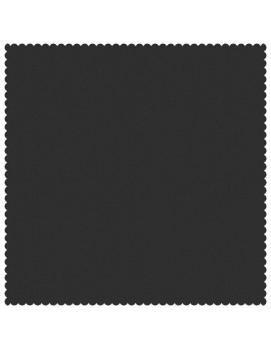 Tovaglia da Tavolo 5 pz Quadrato Grigio Scuro 110 x 110 cm